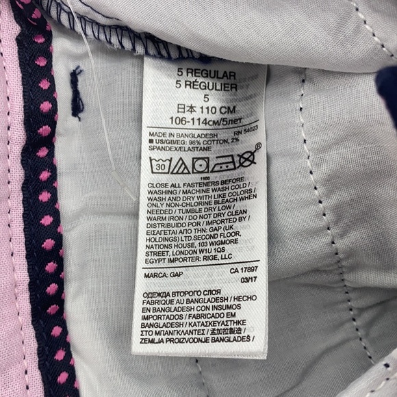 NWT GapKids Navy Skinny Chino Pants - Picture 7 of 8